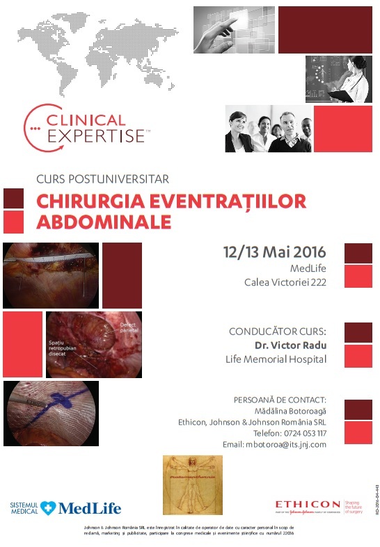 CHIRURGIA EVENTRATIILOR - CURS POSTUNIVERSITAR